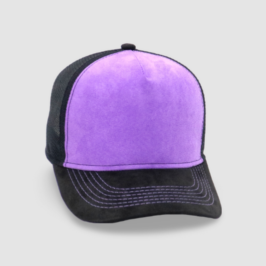 GORRA GAMUZA MORADA